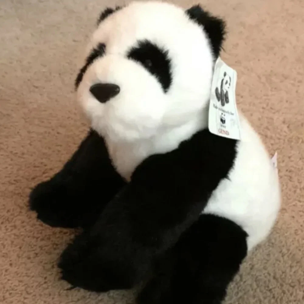 Gund Panda Bear Plush Stuffed Animal World Wildlife Fund WWF 11”